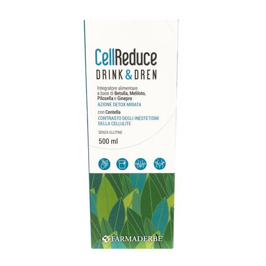 Cell Reduce Drink and Dren - Integratore Farmaderbe, Erboristeria Armonie Naturali