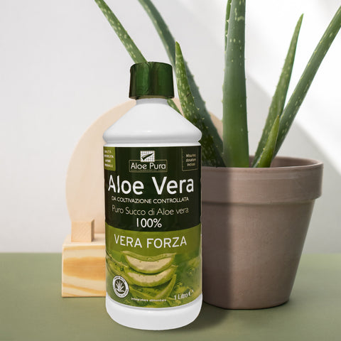 Succo di Aloe vera - Aloe pura, Erboristeria Armonie Naturali